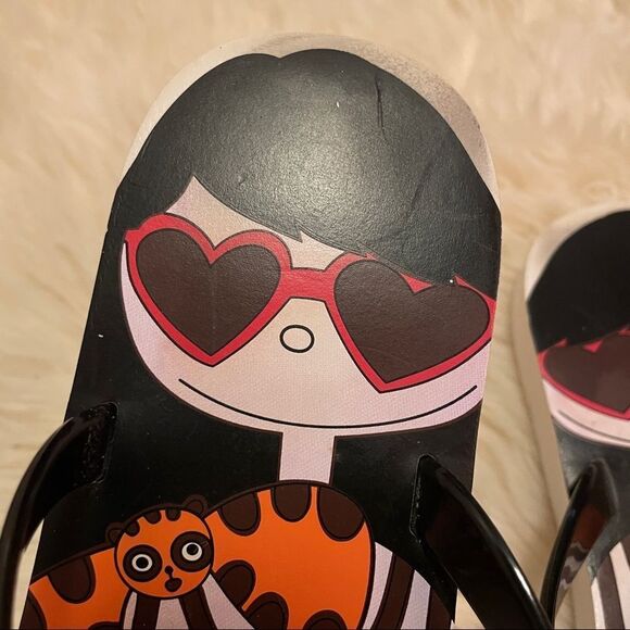 Marc by Marc Jacobs "Miss Marc" Heart Flip Flops - EU 36 / US 5.5 - Picture 5 of 9
